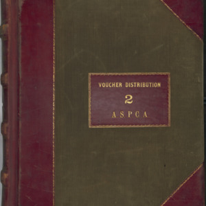 ASPCA Voucher Distribution, 1914 -1923