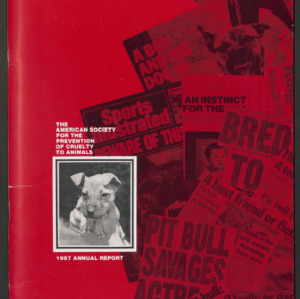 ASPCA Annual Report, 1987