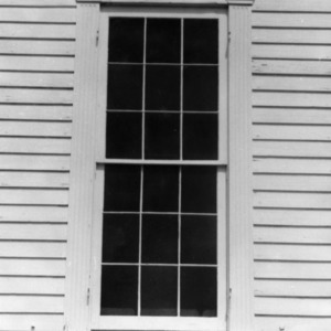 Window detail, Hollands Methodist Church, Wake County, North Carolina