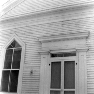 Exterior detail, Grove Presbyterian Church, Kenansville, North Carolina