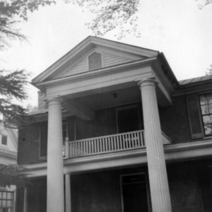 Front view with porch, Sherwood House, Greensboro, North Carolina