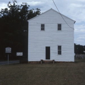 Front view, Old St. Paul's Lutheran Church, Catawba County, North Carolina