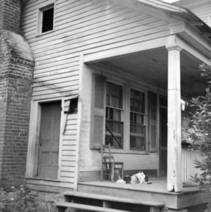 Side view with porch, Old Corpening House, Caldwell County, North Carolina