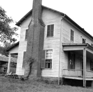 Side view, Old Corpening House, Caldwell County, North Carolina