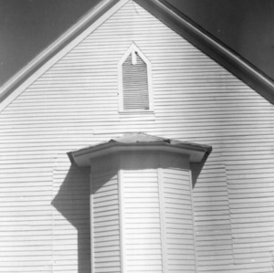 Rear view, Zion Methodist Church, Montgomery County, North Carolina