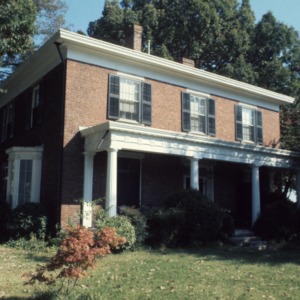 View, Richard Bennehan Haywood House, Raleigh, North Carolina