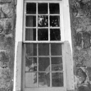 Window detail, Ezekiel Wallis House, Mecklenburg County, North Carolina