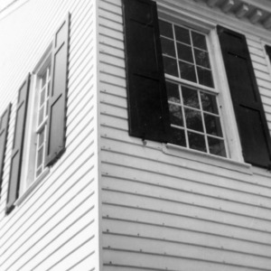 Corner detail with window, St. John's Episcopal Church, Williamsboro, North Carolina
