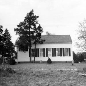 Side view, St. John's Episcopal Church, Williamsboro, North Carolina