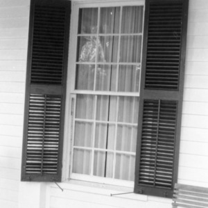Window detail, William Smith House, Ansonville, North Carolina