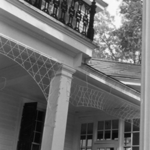 Porch detail, William Smith House, Ansonville, North Carolina