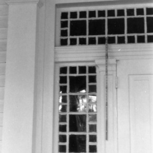 Door detail, William Smith House, Ansonville, North Carolina