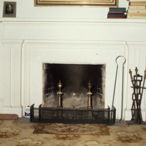 Fireplace, William Smith House, Ansonville, Anson County, North Carolina