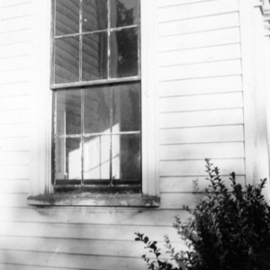 Window detail, Primitive Baptist Church, Goldsboro, North Carolina