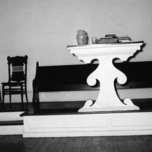 Altar, Primitive Baptist Church, Goldsboro, North Carolina
