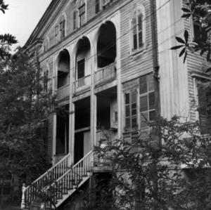 View with porches, Bellamy Mansion, Wilmington, North Carolina