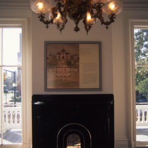 Interior view with fireplace, Bellamy Mansion, Wilmington, New Hanover County, North Carolina