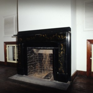 Interior view with fireplace, Bellamy Mansion, Wilmington, New Hanover County, North Carolina