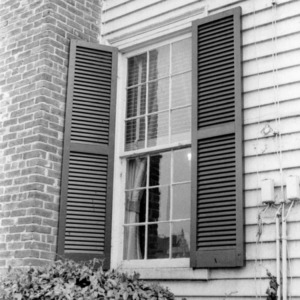 Window detail, Benjamin Battle House, Rocky Mount, North Carolina