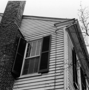 Side view with chimney, Benjamin Battle House, Rocky Mount, North Carolina