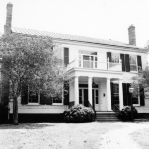 Front view, Benjamin Battle House, Rocky Mount, North Carolina