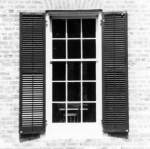 Window, Richmond Temperance and Literary Society Hall, Scotland County, North Carolina
