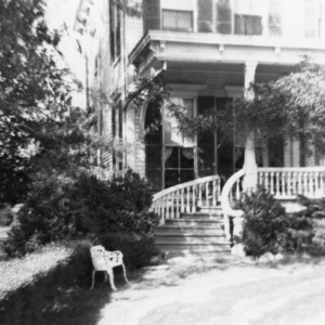 View with stairs, Hollyday House, Washington, North Carolina