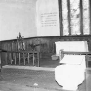 Altar, St. David's Episcopal Church, Washington County, North Carolina