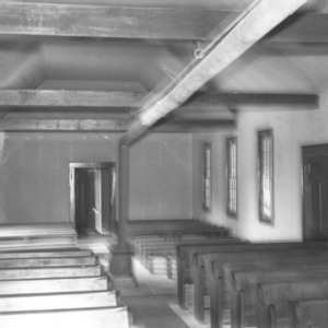 Interior view, St. David's Episcopal Church, Washington County, North Carolina