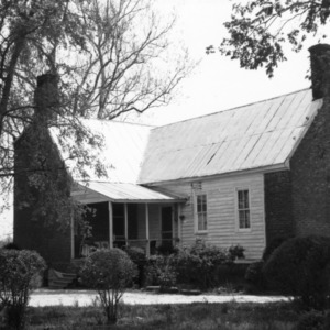 View with porch, Duke-Lawrence House, Northampton County, North Carolina