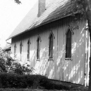 Side view, St. Ambrose Episcopal Church, Raleigh, North Carolina