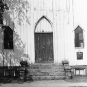 Front view, St. Ambrose Episcopal Church, Raleigh, North Carolina
