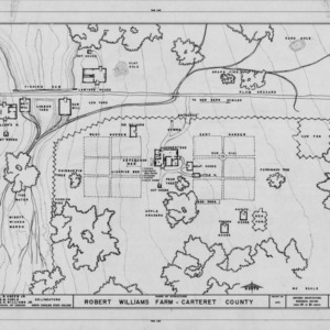 Robert Williams Farm site plan, historical background of Beaufort, Beaufort, North Carolina