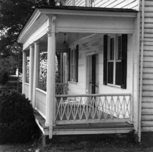 Porch, William Whitted House, Hillsborough, North Carolina