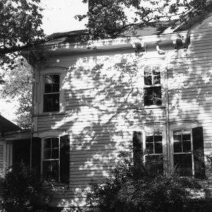 Side view, William Whitted House, Hillsborough, North Carolina