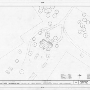 Site plan, Verona, Northampton County, North Carolina
