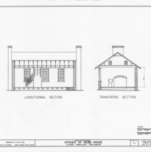 Sections, Hill-Webb House Kitchen, Hillsborough, North Carolina
