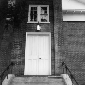 Doors, Hillsborough Methodist Church, Hillsborough, North Carolina
