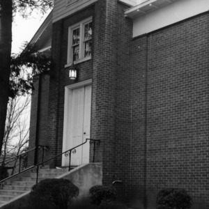 Partial view, Hillsborough Methodist Church, Hillsborough, North Carolina
