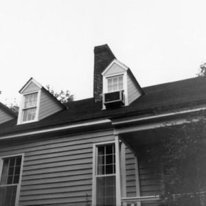 Partial view, Walker-Palmer House, Hillsborough, North Carolina