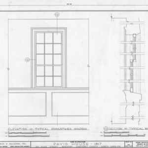 First floor window details, Davis House, Beaufort, North Carolina