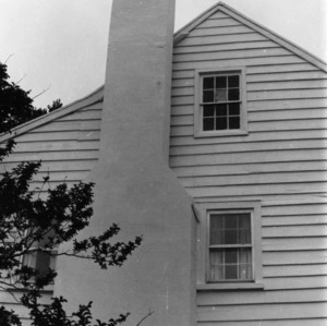 Partial view with chimney, Davis House, Beaufort, North Carolina