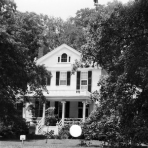 Front view, Hasell-Nash House, Hillsborough, North Carolina