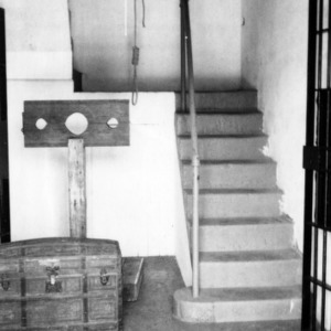 Interior view with stairs, Old Jail, Beaufort, North Carolina