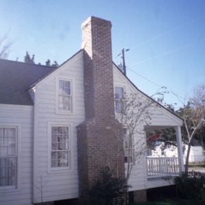 Partial view, Jesse Piver House, Beaufort, Carteret County, North Carolina