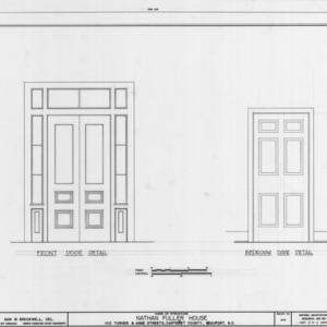 Door details, Fuller House, Beaufort, North Carolina