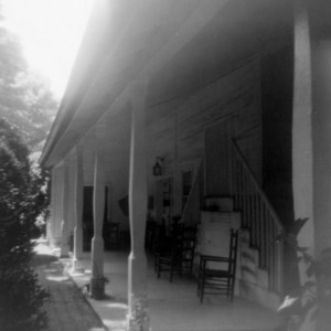 Porch, Sherrill's Inn, Buncombe County, North Carolina