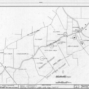 Site plan, Holleman's Crossroads, Wake County, North Carolina