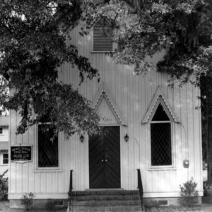 Front view, Grace Episcopal Church, Trenton, Jones County, North Carolina