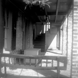 Porch, Smith-Anderson House, Wilmington, New Hanover County, North Carolina